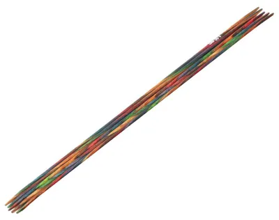 Produktbild von Lana Grossa Strumpfstricknadel Design-Holz 20-3.25 | Multicolor