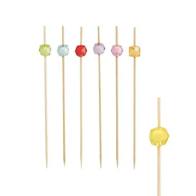 Produktbild von 1000 Fingerfood - Picker 12 cm farbig sortiert Square