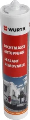 Produktbild von Würth Dichtmasse abtupfbar 310 ml Kartusche grau für Wohnmobil Caravan Camper Boot
