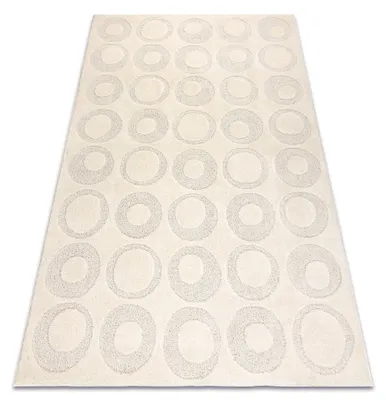 Obrázok produktu pre Koberec DUNE 2552 krémový – Páví vzor, štrukturálny béžový 280x370 cm