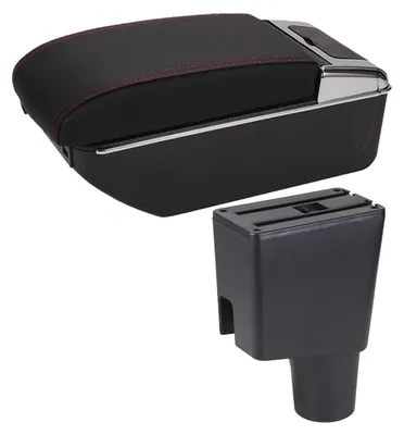 Image de Boîte de rangement pour accoudoir de voiture, compatible avec Berlingo