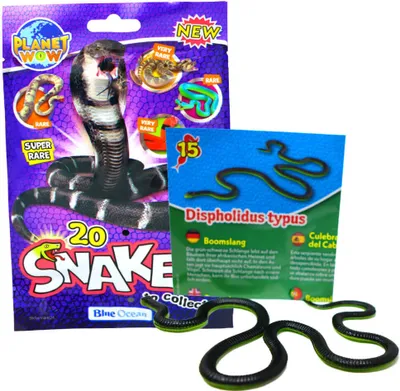 Produktbild von Blue Ocean Snakes Sammelfiguren 2024 - Planet Wow - Figur 15. Boomslang
