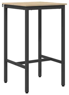 Productafbeelding van vidaXL Bartafel, 52 x 52 x 110 cm, houtvezel, Sonoma-eik
