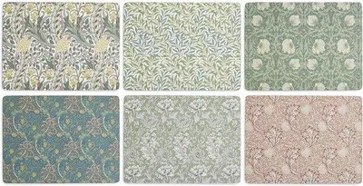 Produktbild von Famanu Untersetzer Set von 6 - Vielseitige Designs, 30,5 cm x 23 cm