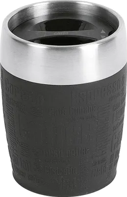 Produktbild von emsa Isolierbecher TRAVEL CUP 0,20 Liter Manschette schwarz