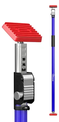 Image de Étai télescopique troisième main - Support de placo - 100 à 200 cm - Acier - 75 kg