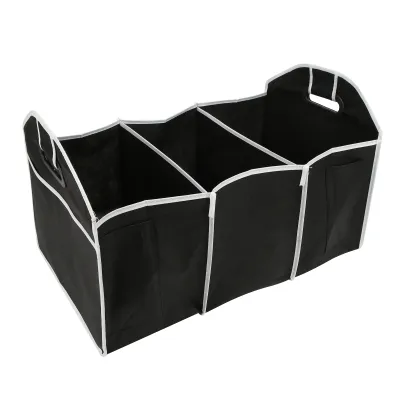 Image de Organisateur de coffre pliable Sac de rangement universel Conteneur de grande capacité pour voiture, camion, fourgon, SUV