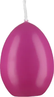 Produktbild von Kopschitz Kerzen Eierkerzen Fuchsia, 60 x 45 mm, 6 Stück