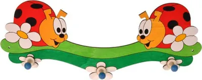 Produktbild von DoDo Hölzerne 3 Marienkäfer-Aufhänger