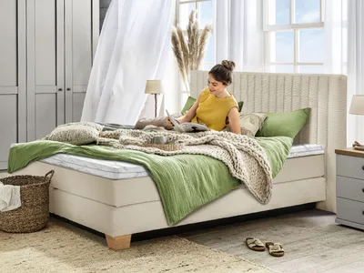 Produktbild von Boxspringbett SANSIBAR BILLUND LF 180x200 cm  Box-Spring-Bett