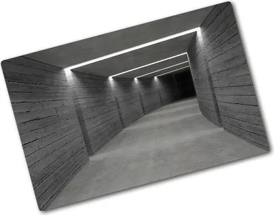 Produktbild von Tulup Glas Herdabdeckplatte - 80x52 cm - Glaskeramikkochfeld-Abdeckung Spritzschutz Glasabdeckplatte - Einteilig - Sehenswürdigkeiten & Architektur - Beton - Grau