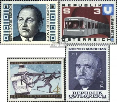 Produktbild von Briefmarken Österreich 1978 Mi 1566,1567,1568,1569 (kompl.Ausg.) postfrisch Sondermarken