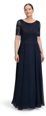 Produktbild von Vera Mont Damen Abendkleid mit Spitze 42, Night Sky