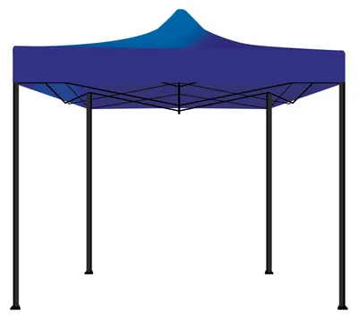 Immagine prodotto di Kebon Tenda / Gazebo Per Giardino 3X3 Impermeabile Tendone Pieghevole Per Fiere E Mercati Colore Blu