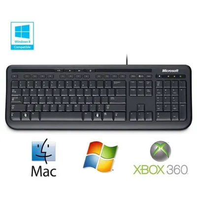 Image de Microsoft Wired Azerty Keyboard 600 Tastatur