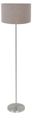 Immagine prodotto di Lampada da terra - grigio acciaio - NOOR - metallo tessile - lampada d'atmosfera - E27 - 4433ST - Mexlite