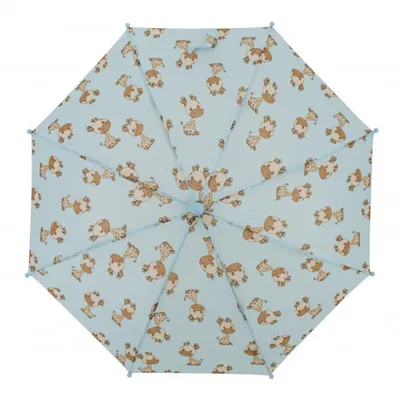 Obrázek produktu pro Doppler Kids Maxi Giraffe - dětský holový deštník, modrá, geometrický / abstraktní