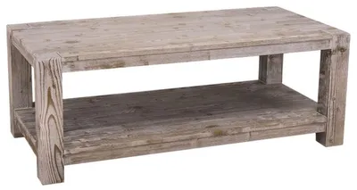 Zdjęcie produktu dla Stolik kawowy w stylu rustykalnym Casa Padrino naturalne kolory 120 x 60 x wys. 45 cm - Stolik do salonu w stylu rustykalnym