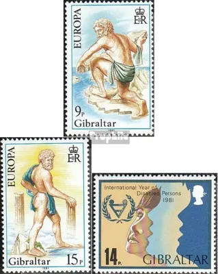Produktbild von Briefmarken Gibraltar 1981 Mi 416-417,429 (kompl.Ausg.) postfrisch Europa