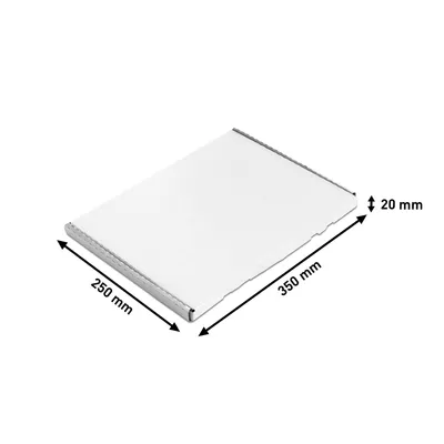 Produktbild von Großbriefkarton 350x250x20 mm von Händlerbund, weiß