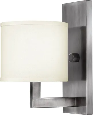 Produktbild von Elstead Hampton Wandleuchte E27 Antikes Nickel