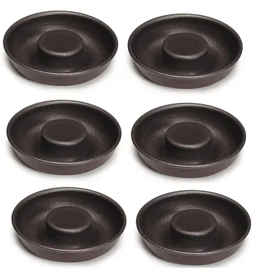 Produktbild von 6 x Backform für Savarin Kuchen + Törtchen °65mm Höhe 15mm PTFE Antihaftbeschichtung Lebensmittelecht BPA-frei