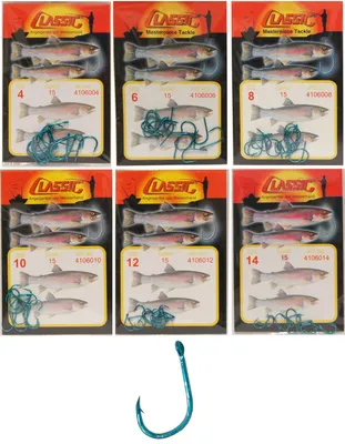Produktbild von 15 Forellenhaken Öhr Forellen Haken Forellenangeln, Größe:10
