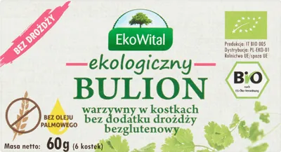 Produktbild von Ekowital Gemüsebrühe Würfel  60g Glutenfrei