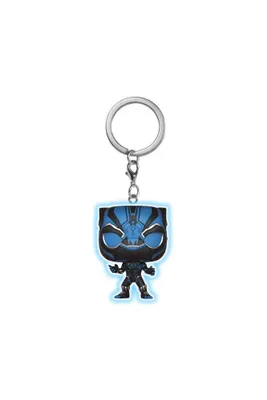 Produktbild von Pocket POP! Keychain: Black Panther glow in Dark