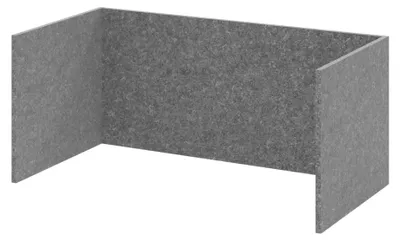 Produktbild von Hammerbacher Filzeinschub FlexWall 80cm 1OH grau
