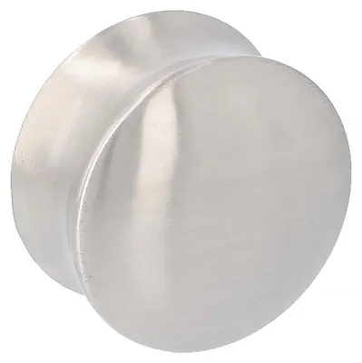 Productafbeelding van Knop voor meubel, gemaakt van zamac. Diameter: 40 mm. Afwerking: satijnnikkel