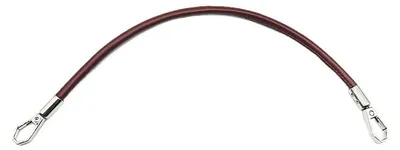 Image de Poignées de sac en cuirPolyuréthane- Avec mousqueton - Poignées de remplacement pour sacs à main et sacs bandoulière - Lot de 2, 50 cm - Marron