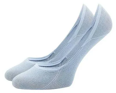 Image de Tommy Hilfiger - Chaussettes fines pour femmes (lot de 2) NA710 (39,5 EU - 42 EU) (bleu)