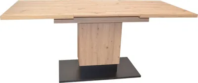 Produktbild von Esstisch / Säulentisch ausziehbar 120-180 cm, Artisan-Eiche-Nb.