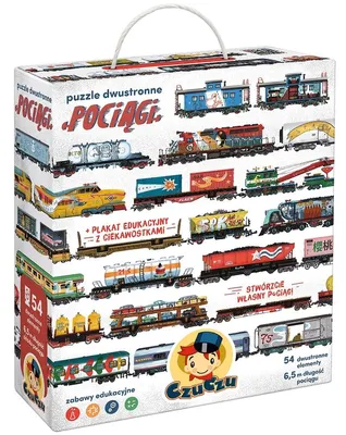 Immagine prodotto di CZUCZU puzzle a doppia faccia Treni 93259