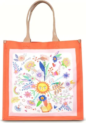 Image de Oilily sac shopper City Shopper Multicolor corail coloré