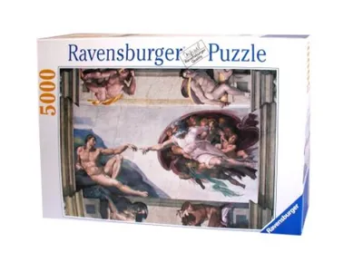 Zdjęcie produktu dla Puzzle 5000el Michał Anioł Stworzenie Adama 174089 RAVENSBURGER