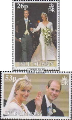 Produktbild von Briefmarken GB - Isle of Man 1999 Mi 829-830 (kompl.Ausg.) postfrisch Hochzeit