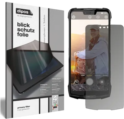 Produktbild von Blickschutzfolie für Doogee S90 Pro matt Schutzfolie Folie Display Schutz dipos