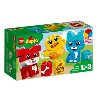 Zdjęcie produktu dla LEGO DUPLO My First Puzzle Pets, Zestaw do budowania, 1,5 lat(a), 18 szt., 319 g