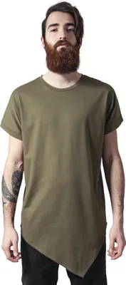 Produktbild von Urban Classics T-Shirt Asymetric Long Tee Black-XS