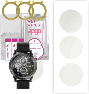 Produktbild von apgo 3 Stück Schutzfolie, Matt, kompatibel mit Colmi SKY7 PRO Smartwatch, Hydrogel Displayschutzfolie mit Positionierhilfe, Displayfolie, robust und kratzfest