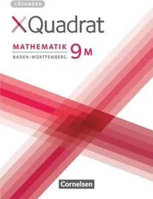 Produktbild von XQuadrat 9. Schuljahr - Baden-Württemberg - Lösungen zum Schülerbuch