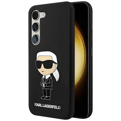 Produktbild von Karl Lagerfeld, Schutzhülle Ikonik NFT Samsung Galaxy S23, Schwarz