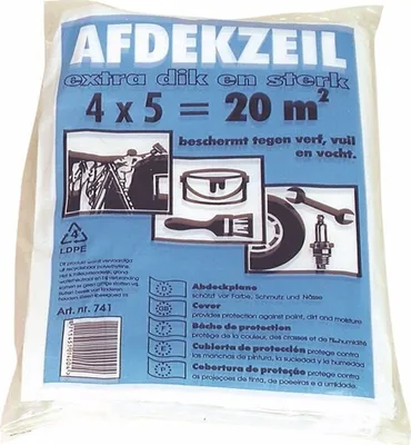 Produktbild von Betra Afdekfolie Dik 4x5 Meter Ldpe Dikte 40 µm