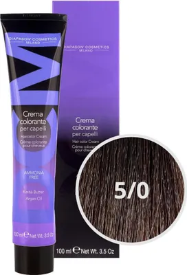 Produktbild von DCM Hair Color Cream Ammonia Free 5-0 Natural 100ml