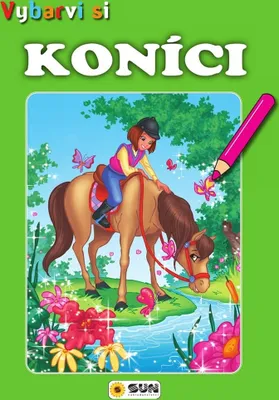 Obrázok produktu pre Vyfarbi si - Koníci (zelené)