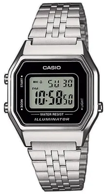 Produktbild von Casio Collection Retro Armbanduhr Digital Damenuhr LA680WEA-1EF
