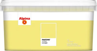 Produktbild von Alpina Wandfarbe Pantone matt limelight 1 L