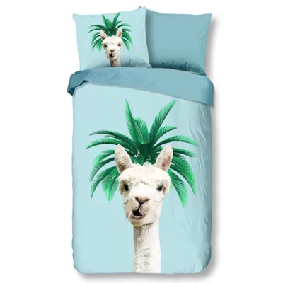 Produktbild von Good Morning Kinder-Bettwäsche-Set PALLAMA 140x200/220 cm Hellblau